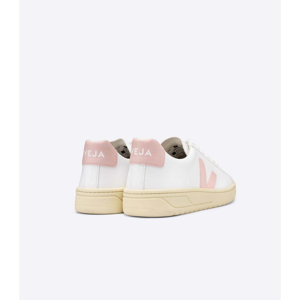 Veja URCA CWL Women's Shoes White/Pink | NZ 483BEX